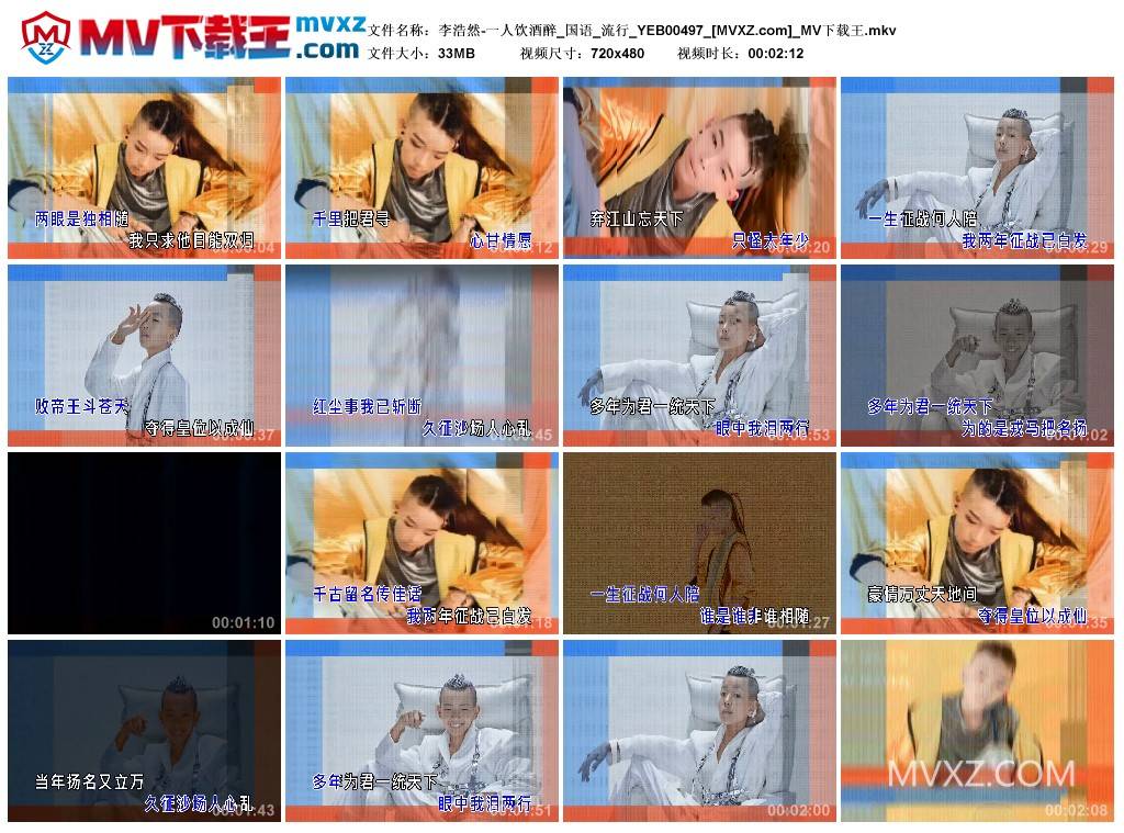 李浩然-一人饮酒醉_国语_流行_YEB00497
